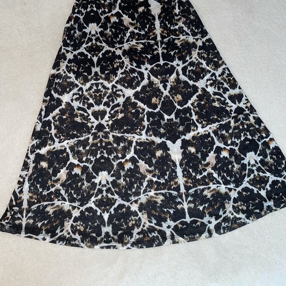 Topshop Mesh Pattern Long Sleeve Tight Dress - Picture 7 of 9